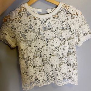 Floral Mesh Top!